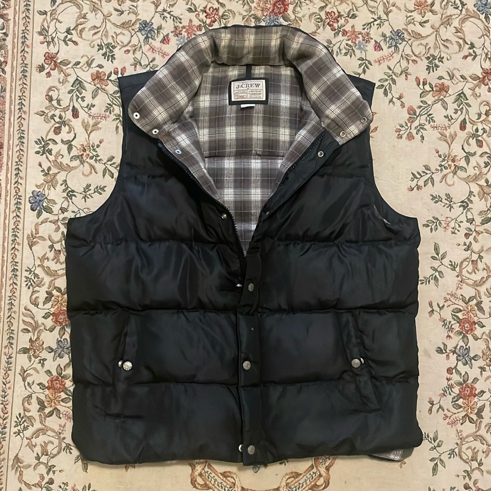 J-Crew Bubble Vest Flannel inside